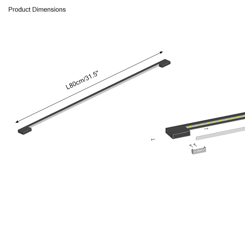 Diff Long Linear Stairwell Wall Sconce-DF6018