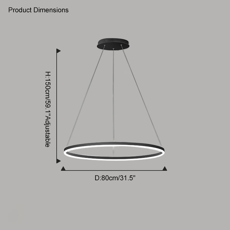 Diff Ring Pendant Light-DF2030