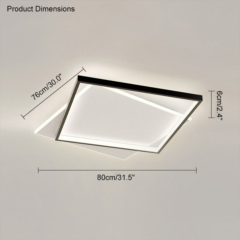 Diff Flat Square Ceiling Light-DF1011