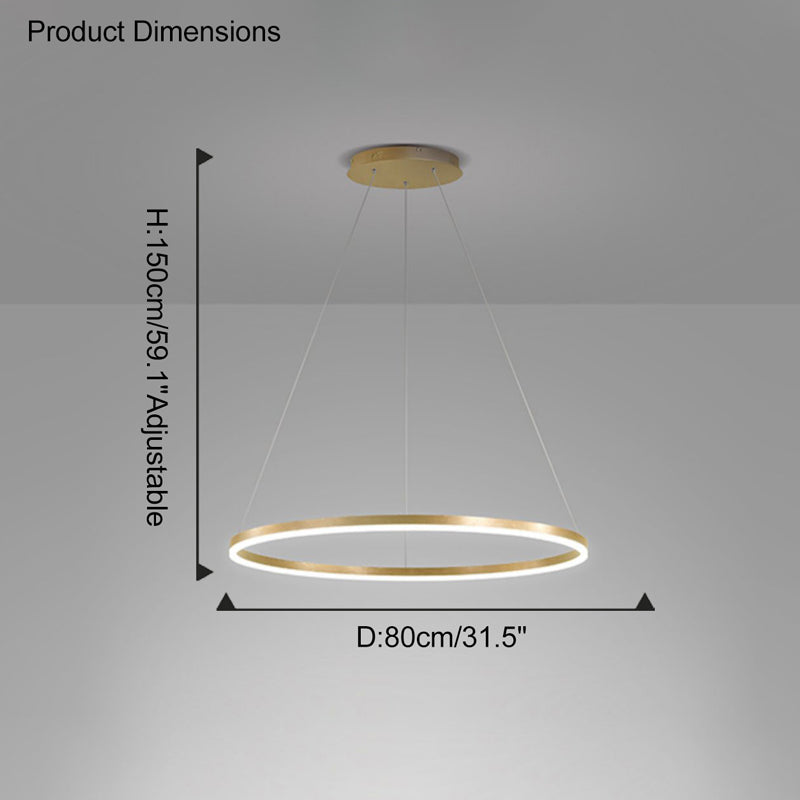 Diff Ring Pendant Light-DF2030