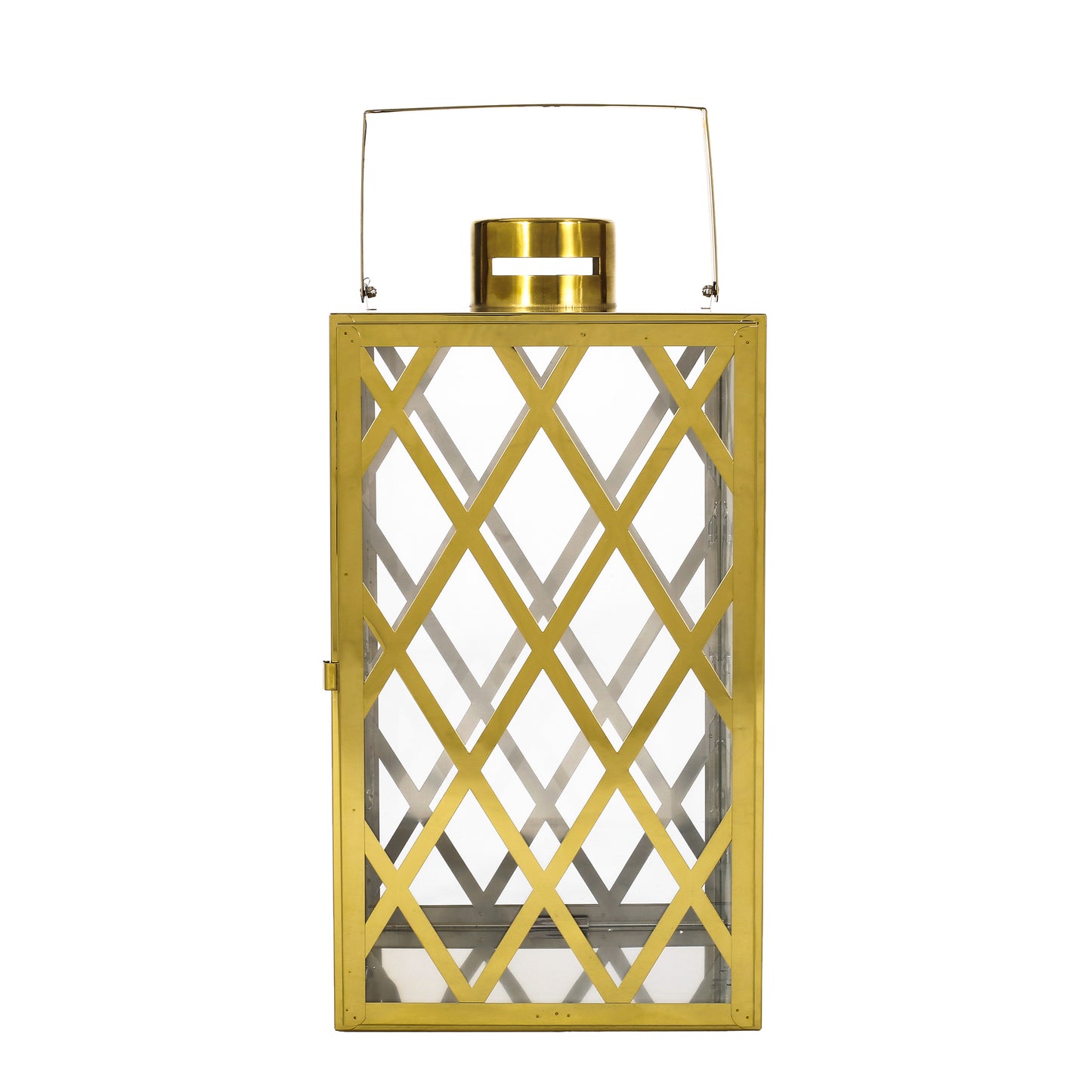 ANTON 18"H STAINLESS STEEL LANTERN