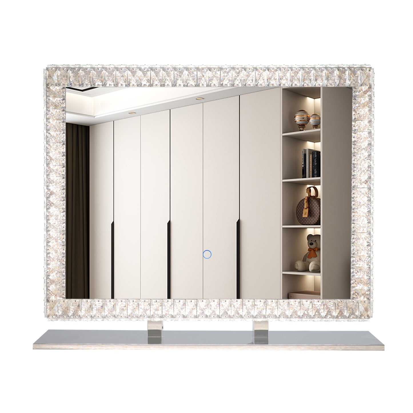 LED Crystal Mirror Light With Dimmable Lights-DG2025