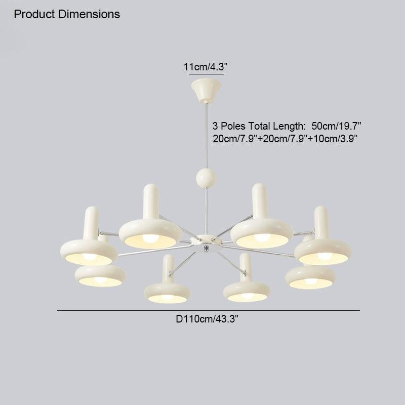 Diff Adjustable Shaded Chandelier-DF2136