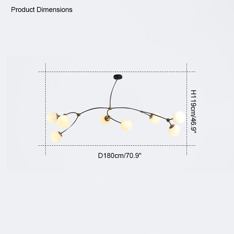 Diff Branching Bubble Chandelier-DF2141