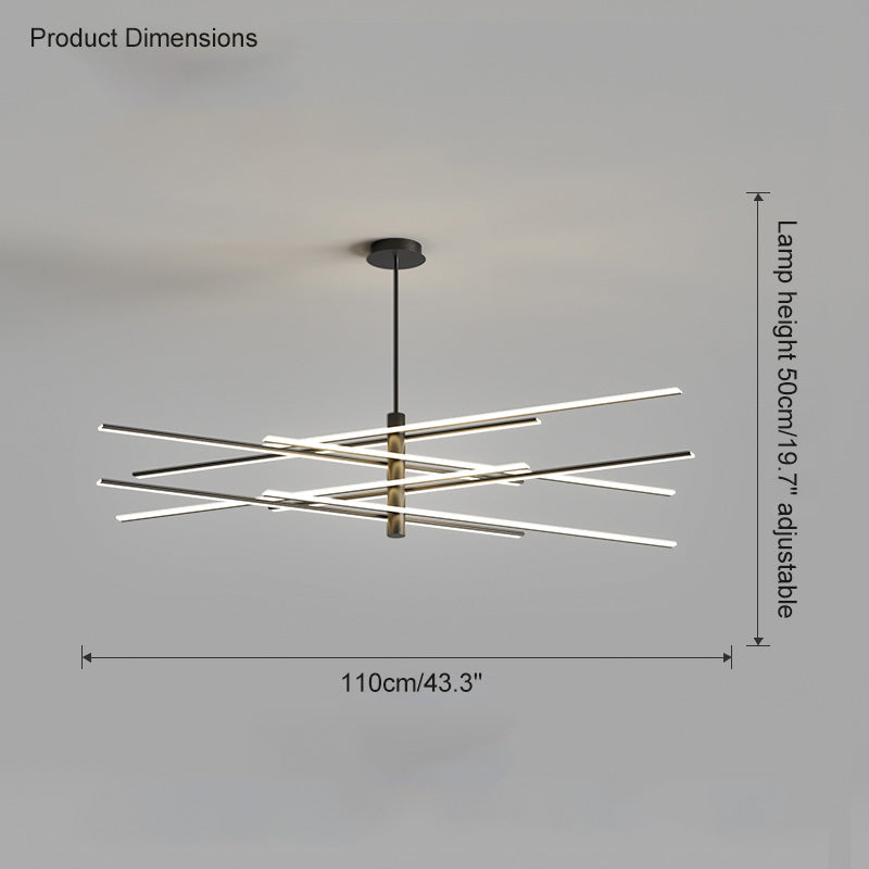 Diff Adjustable Linear Led Chandelier-DF2026
