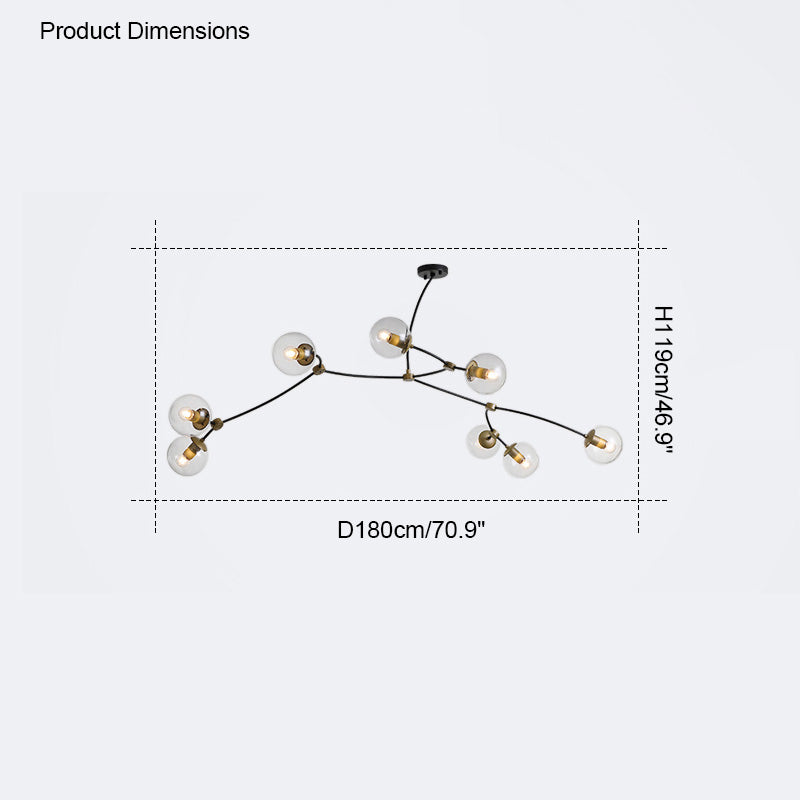 Diff Branching Bubble Chandelier-DF2141