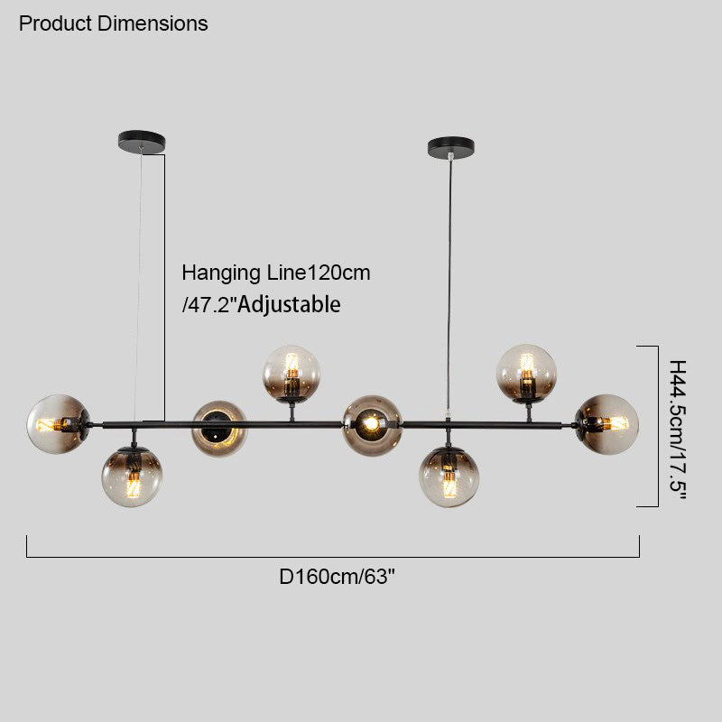 Diff Linear Globe Chandelier-DF2070