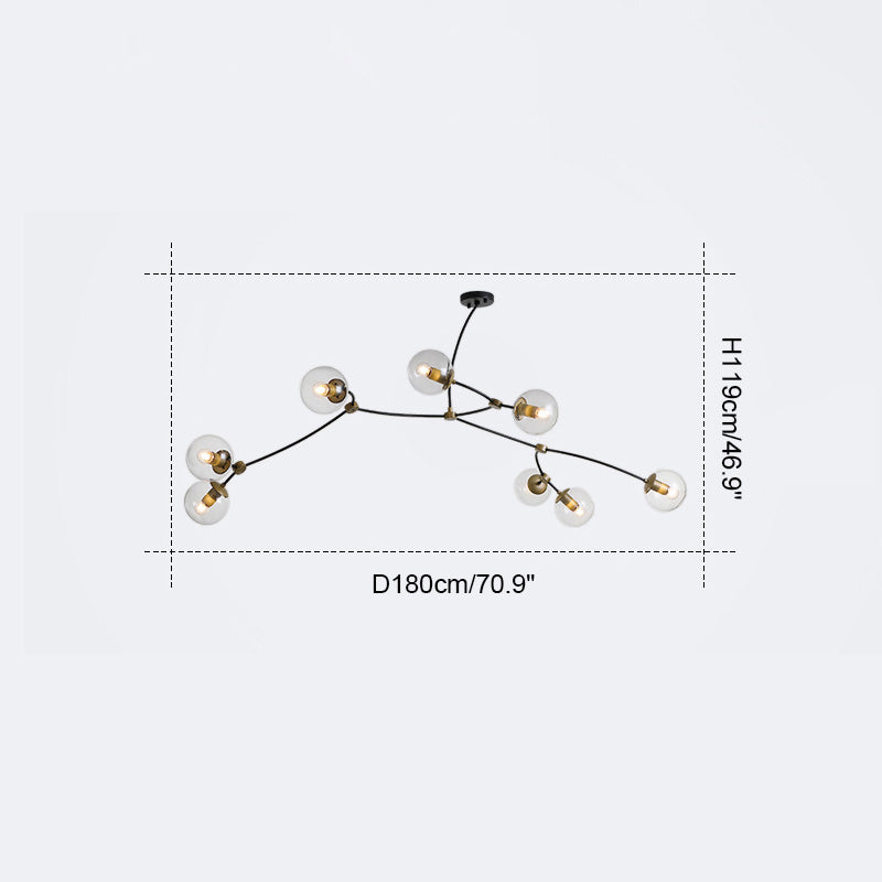 Diff Branching Bubble Chandelier-DF2141