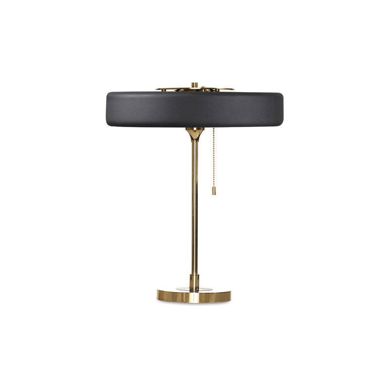 Diff Mid-Century Round Table Lamp with Pull Chain-DF8009