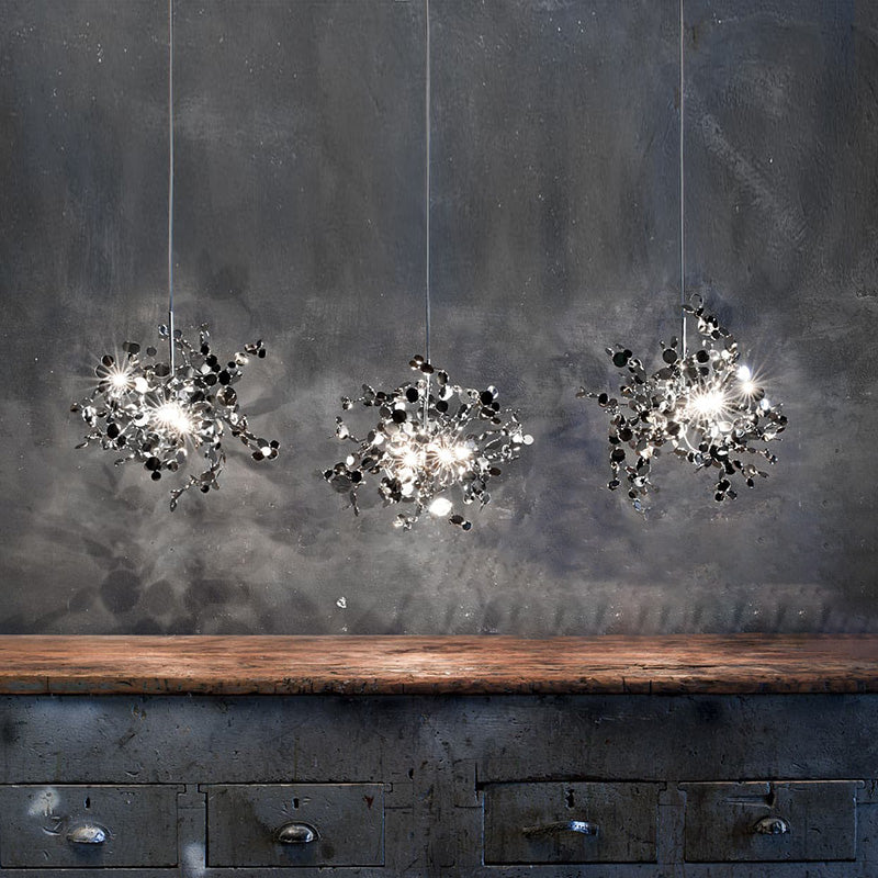 Diff Argent/Gold Cloud Multi Pendant Chandelier-DF2042