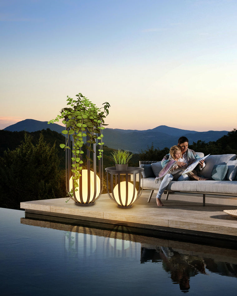 Diff Solar Plant Patio Light-DF9004
