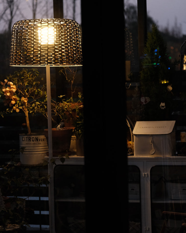 Diff Solar Rattan Floor lamp Outdoor Light-DF9011