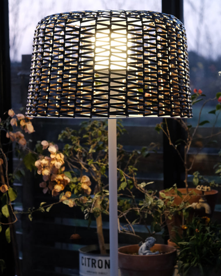 Diff Solar Rattan Floor lamp Outdoor Light-DF9011