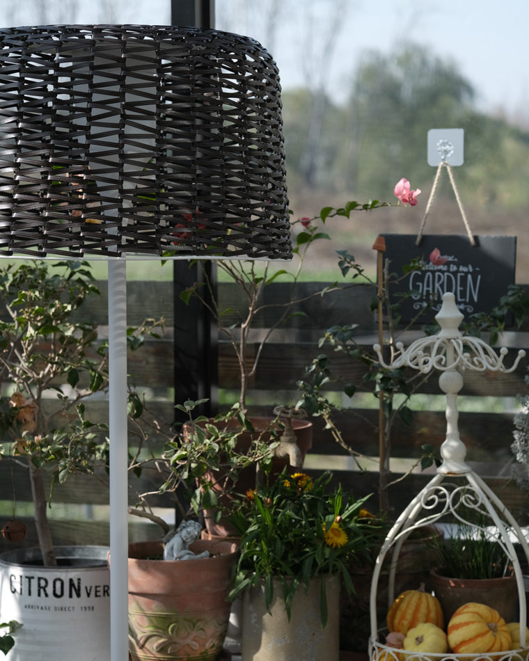 Diff Solar Rattan Floor lamp Outdoor Light-DF9011