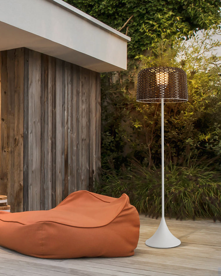 Diff Solar Rattan Floor lamp Outdoor Light-DF9011