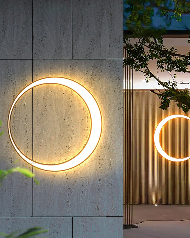 Diff Waning Moon Wall Outdoor Light DF9012