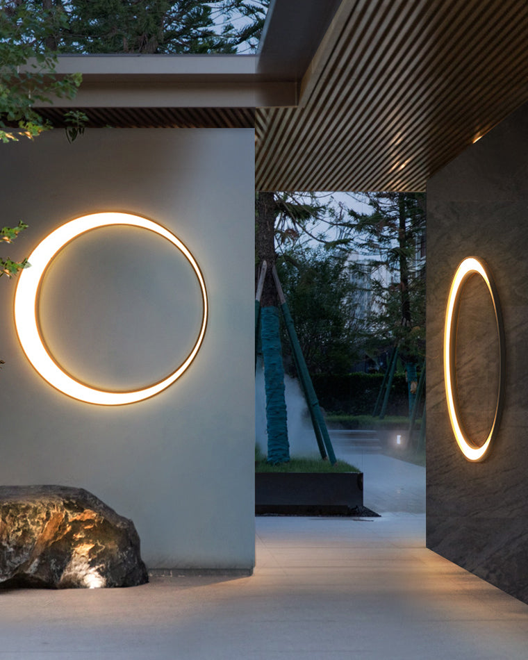 Diff Waning Moon Wall Outdoor Light DF9012