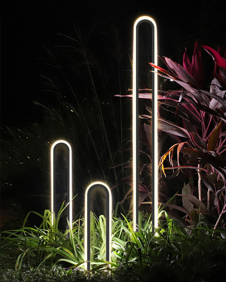 Diff Long Ring Pathway Light Outdoor Light-DF9016