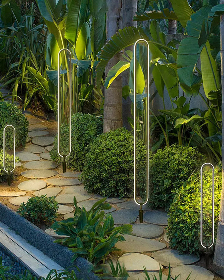 Diff Long Ring Pathway Light Outdoor Light-DF9016