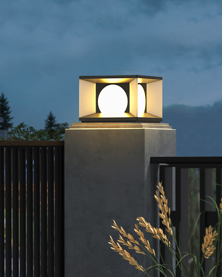 Diff Solar Pillar Outdoor Light-DF9018