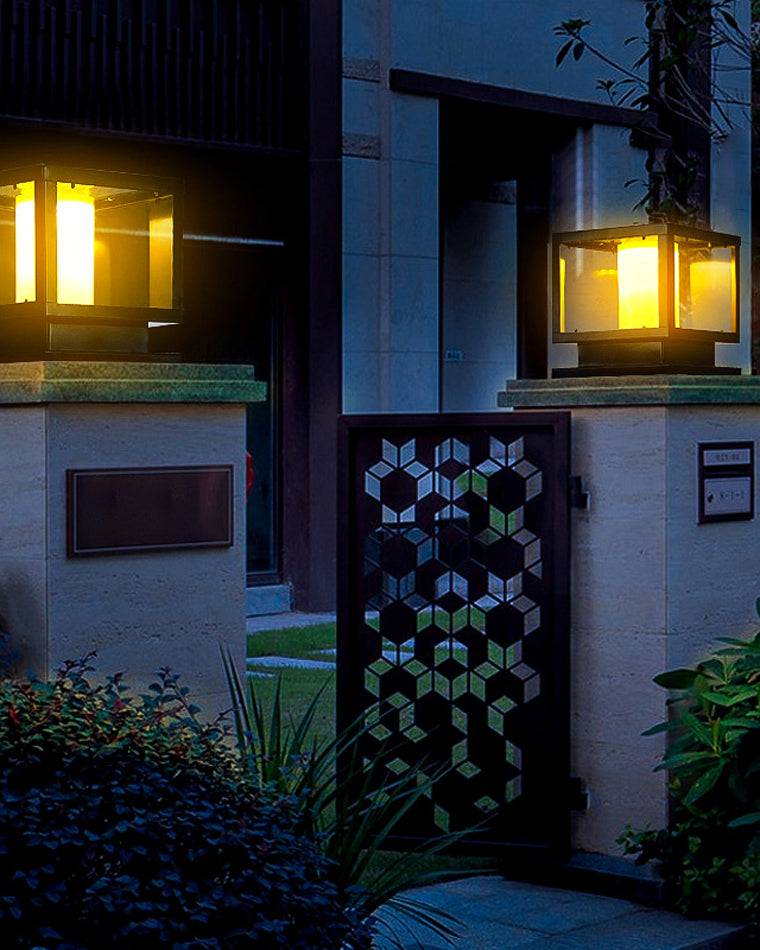 Diff Solar Pillar Light Outdoor Light-DF9036