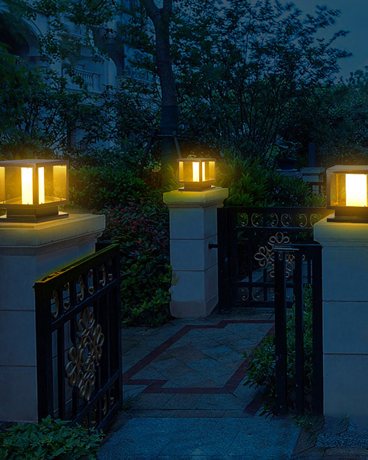 Diff Solar Pillar Light Outdoor Light-DF9036