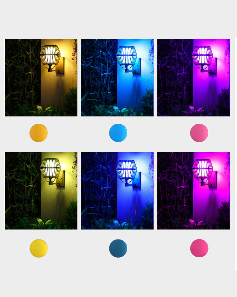 Diff Solar Cage Wall Light Outdoor Light-DF9038