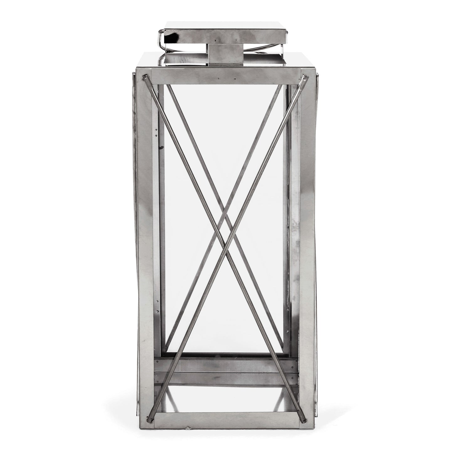 DEBORAH 14"H STAINLESS STEEL LANTERN