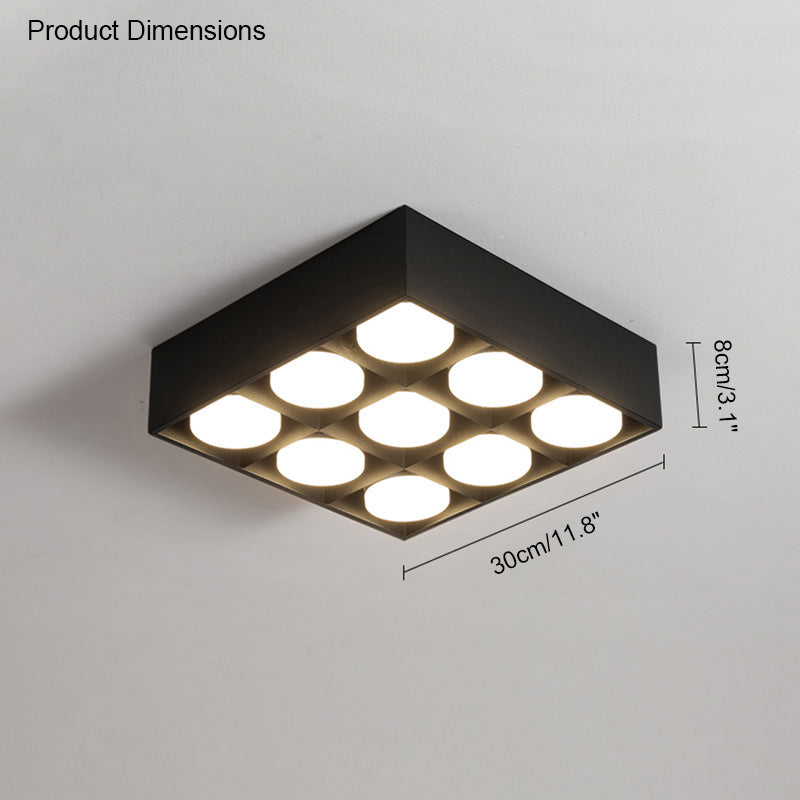 Diff Square Flush Mount Ceiling Light-DF1023