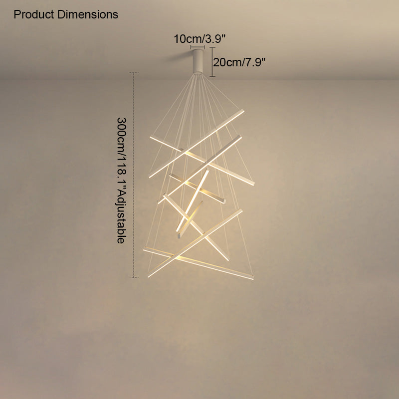 Diff Custom Multi Light Sticks LED Chandelier-DF2125