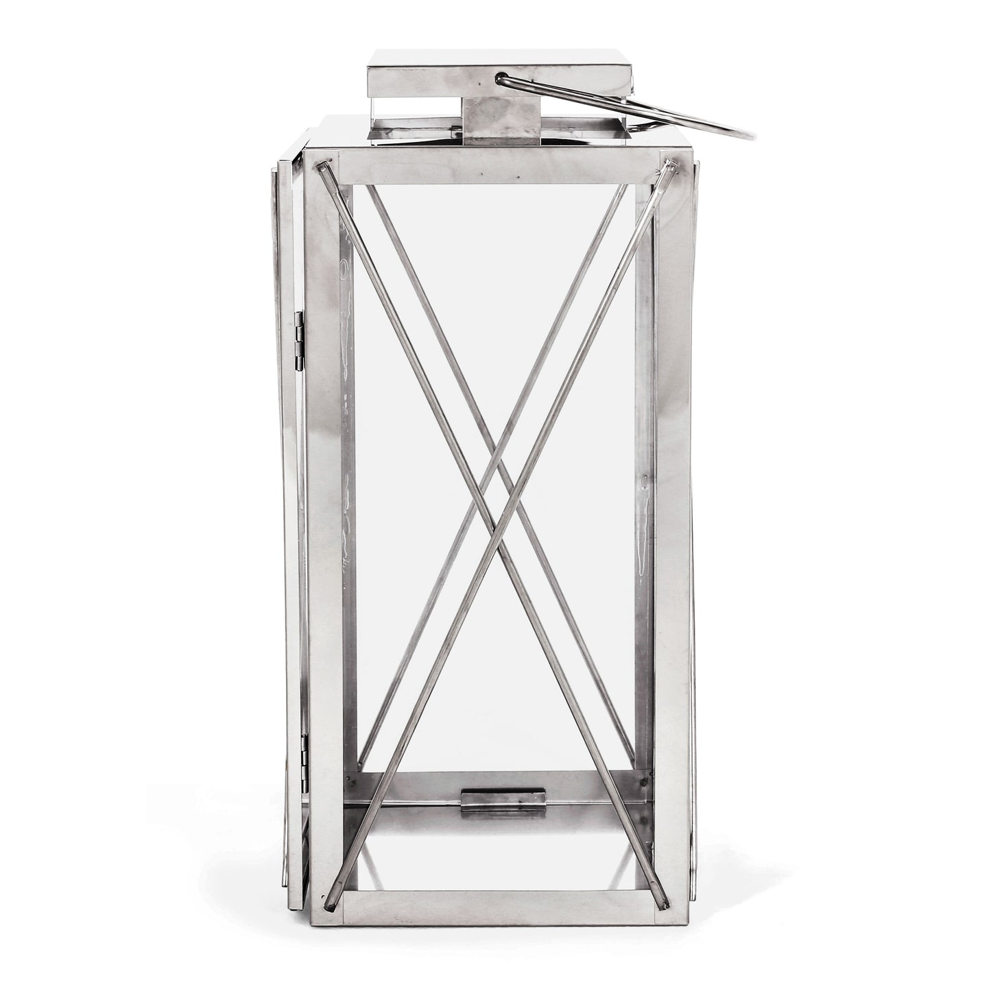 DEBORAH 14"H STAINLESS STEEL LANTERN