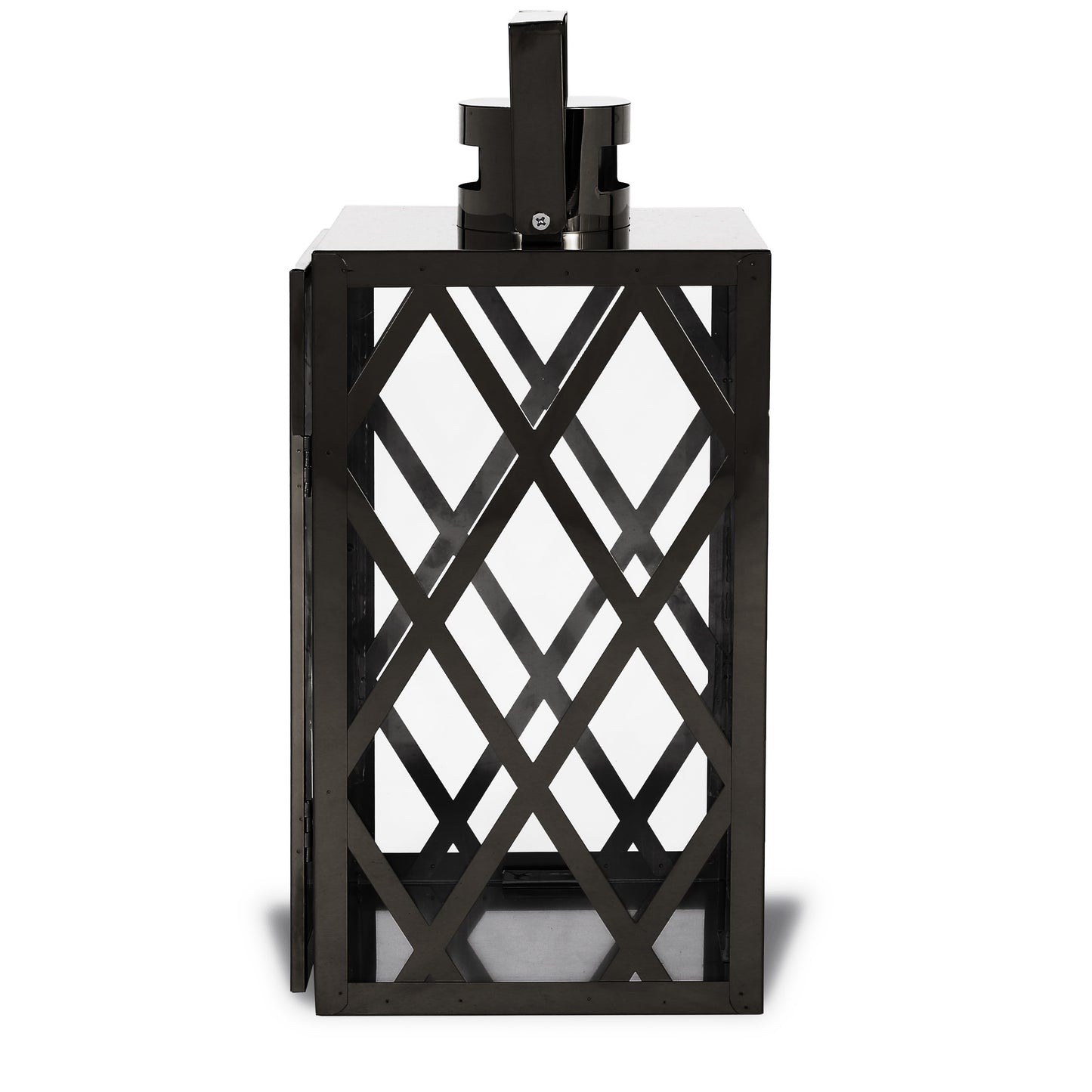 ANTON 14"H STAINLESS STEEL LANTERN