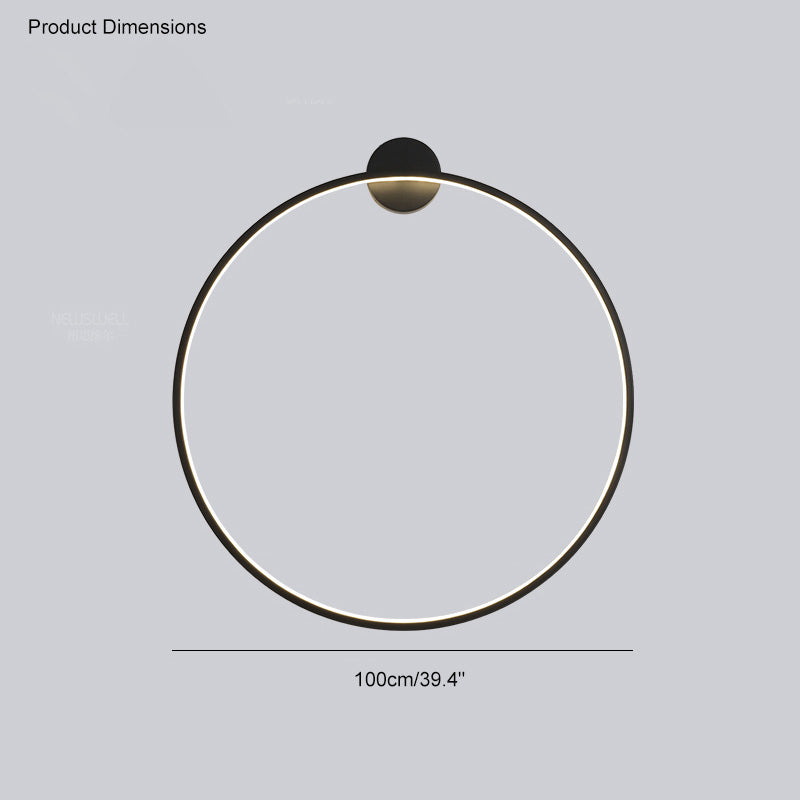 Diff Large Circular Accent Wall Sconce-DF6040