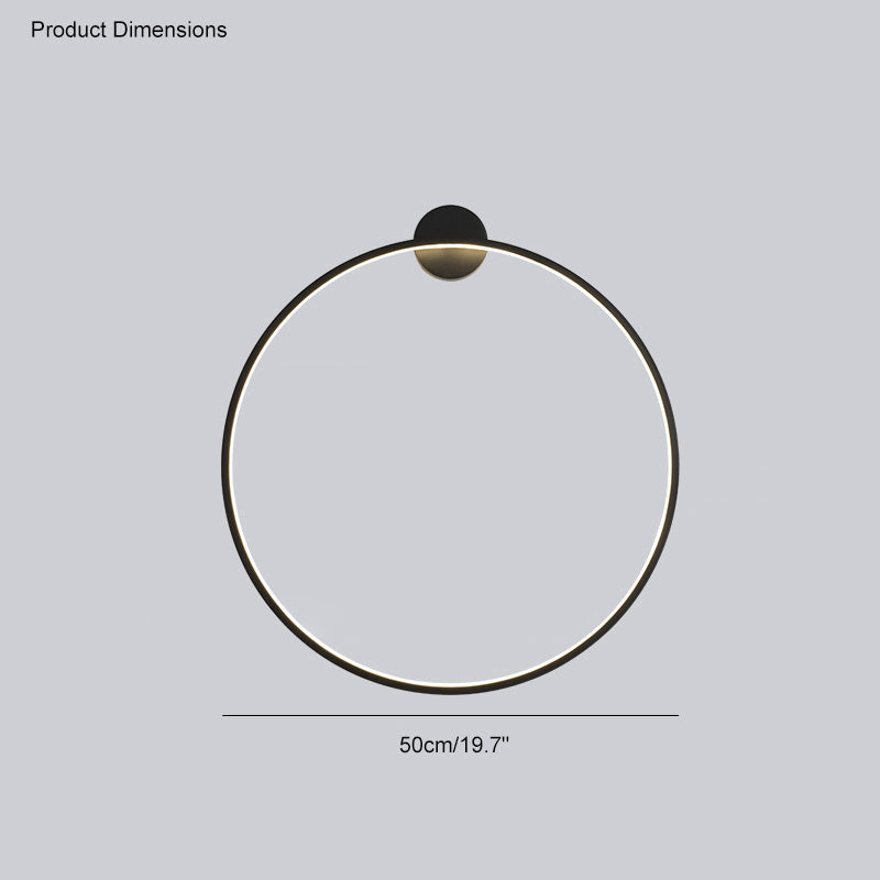 Diff Large Circular Accent Wall Sconce-DF6040