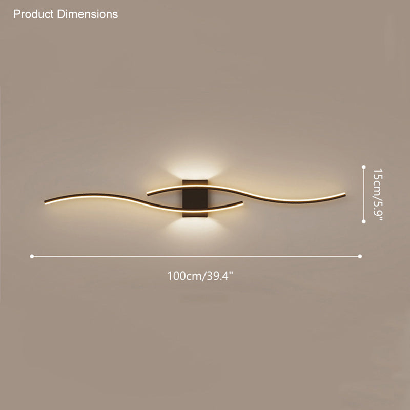 Diff Curved Accent Wall Sconce-DF6005