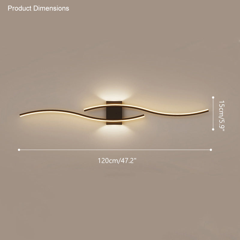 Diff Curved Accent Wall Sconce-DF6005