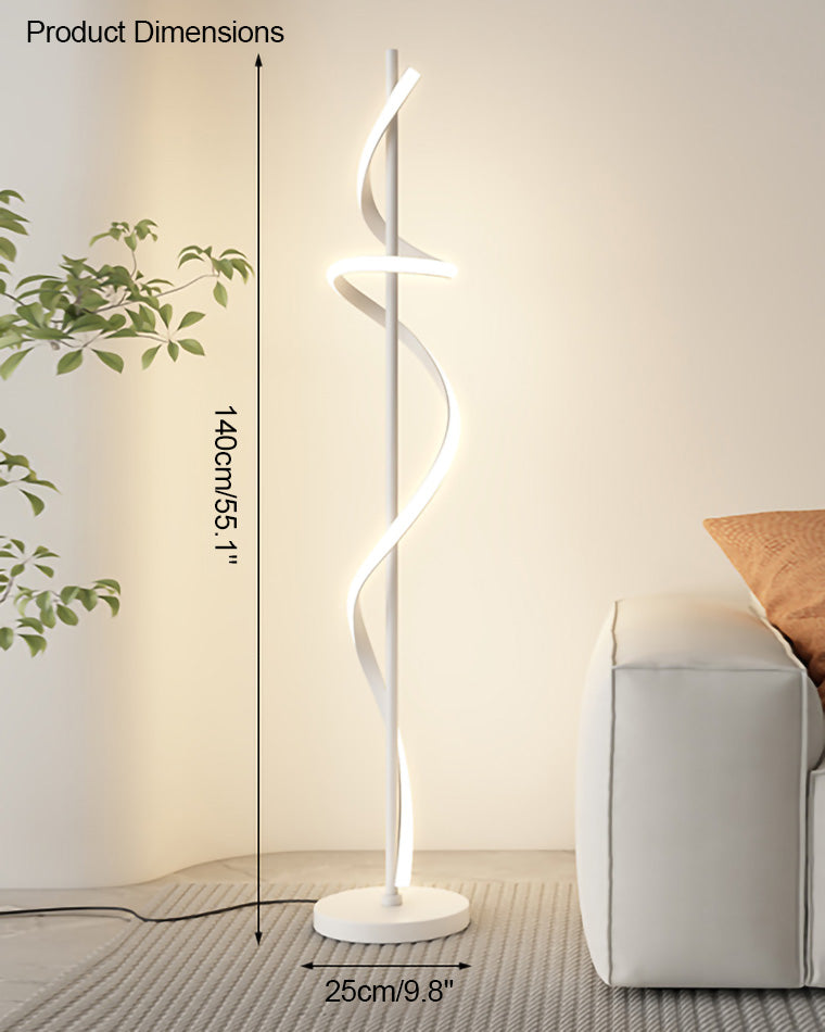 Diff Dimmable Spiral Floor Lamp-DF7073