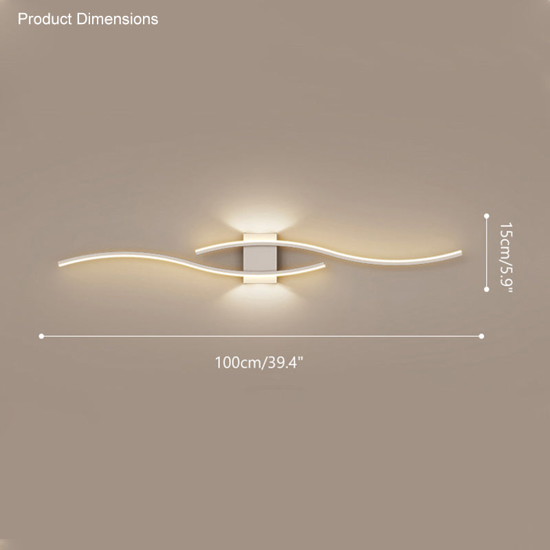 Diff Curved Accent Wall Sconce-DF6005
