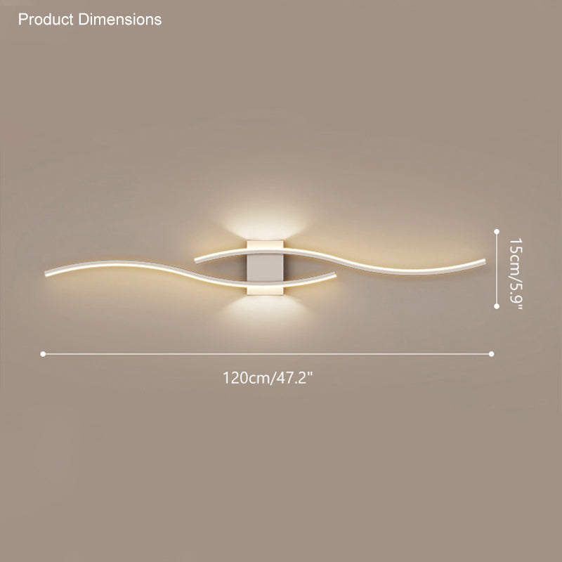 Diff Curved Accent Wall Sconce-DF6005