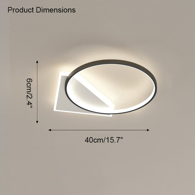 Diff Geometric Flat Ceiling Light-DF1031