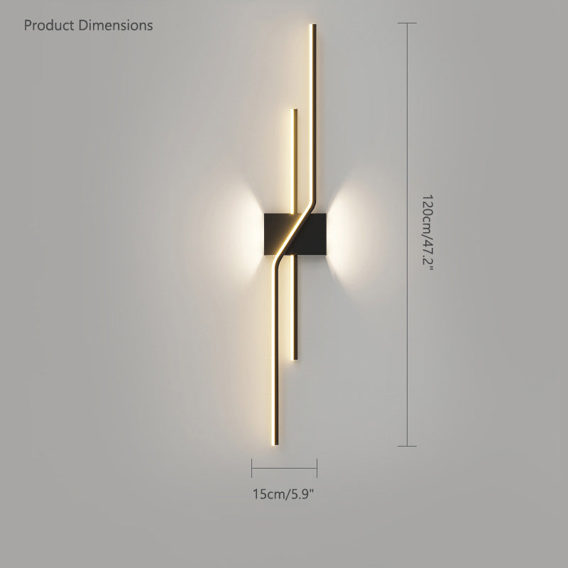 Diff Sculptural Up Down Wall Sconce-DF6030
