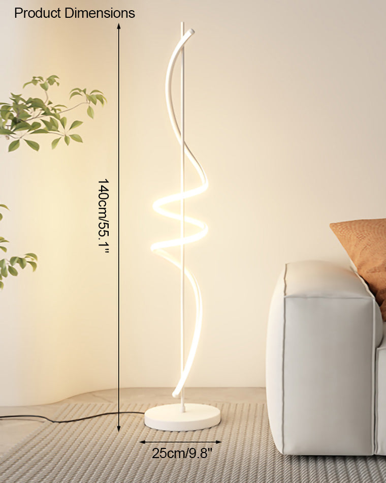 Diff Dimmable Spiral Floor Lamp-DF7073