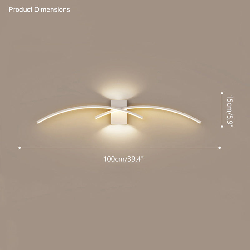 Diff Curved Accent Wall Sconce-DF6005