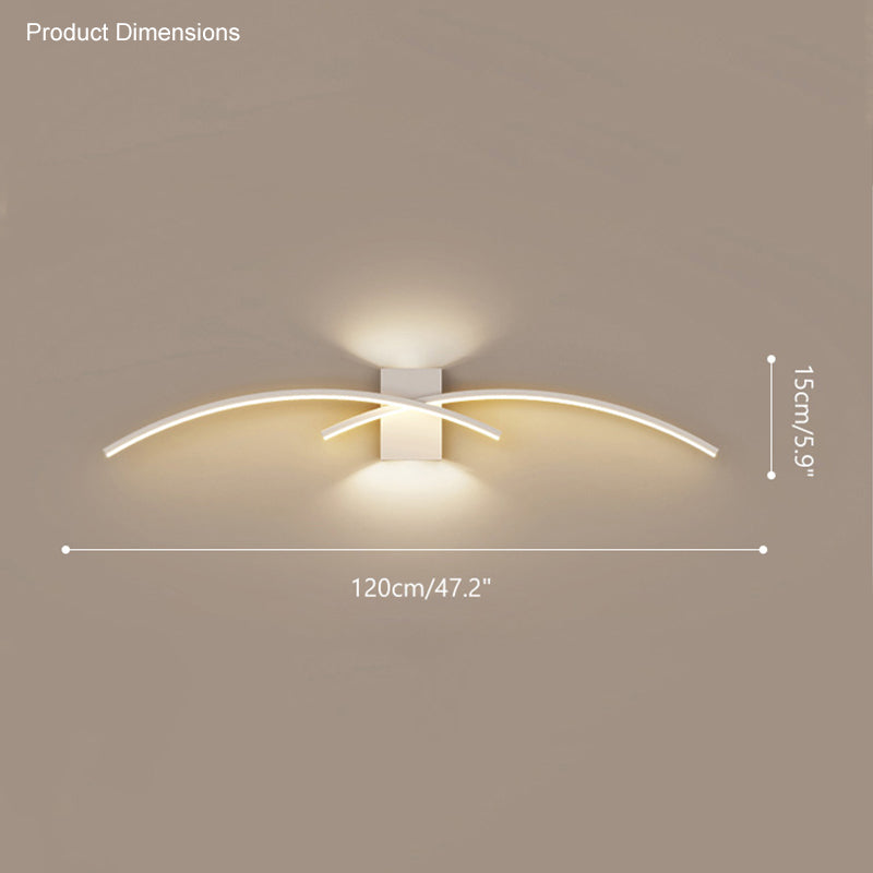 Diff Curved Accent Wall Sconce-DF6005