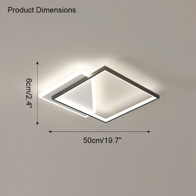 Diff Geometric Flat Ceiling Light-DF1031