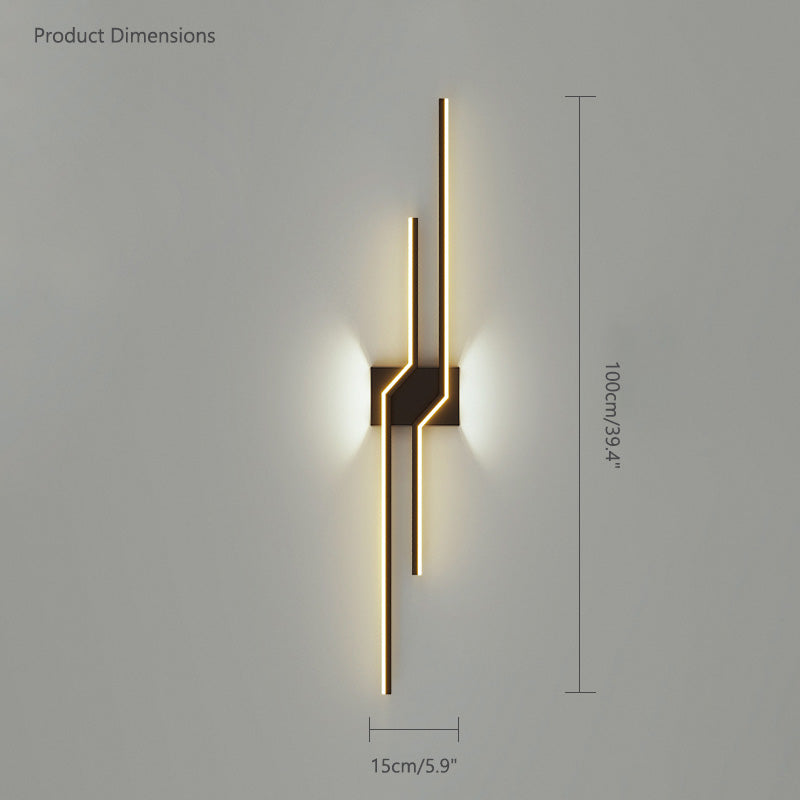 Diff Sculptural Up Down Wall Sconce-DF6030
