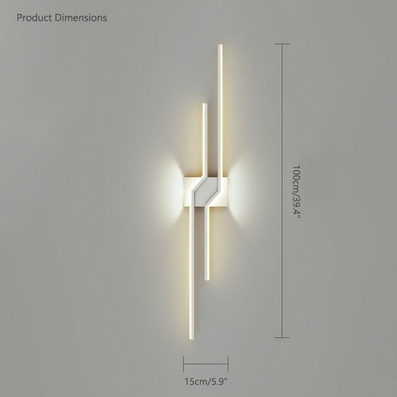 Diff Sculptural Up Down Wall Sconce-DF6030