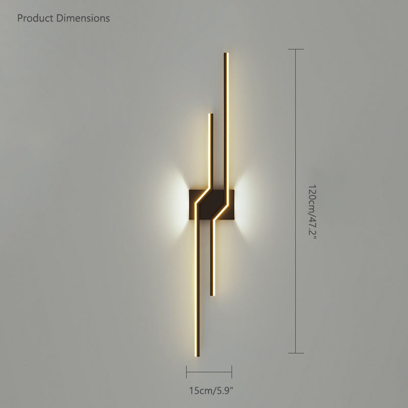 Diff Sculptural Up Down Wall Sconce-DF6030