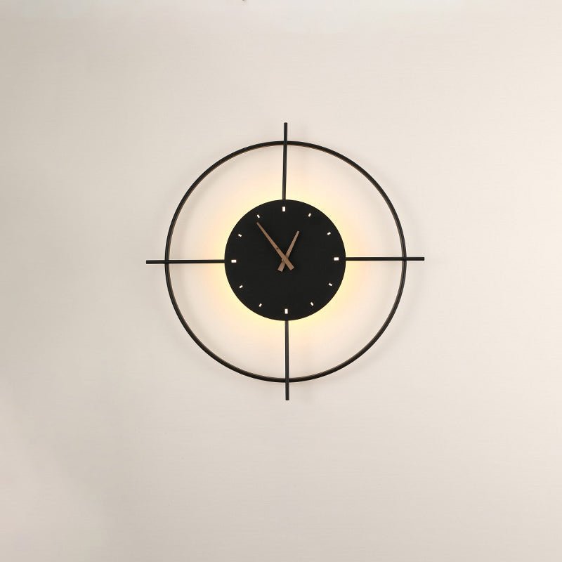 Diff Wall Clock with Led Light-DF6085