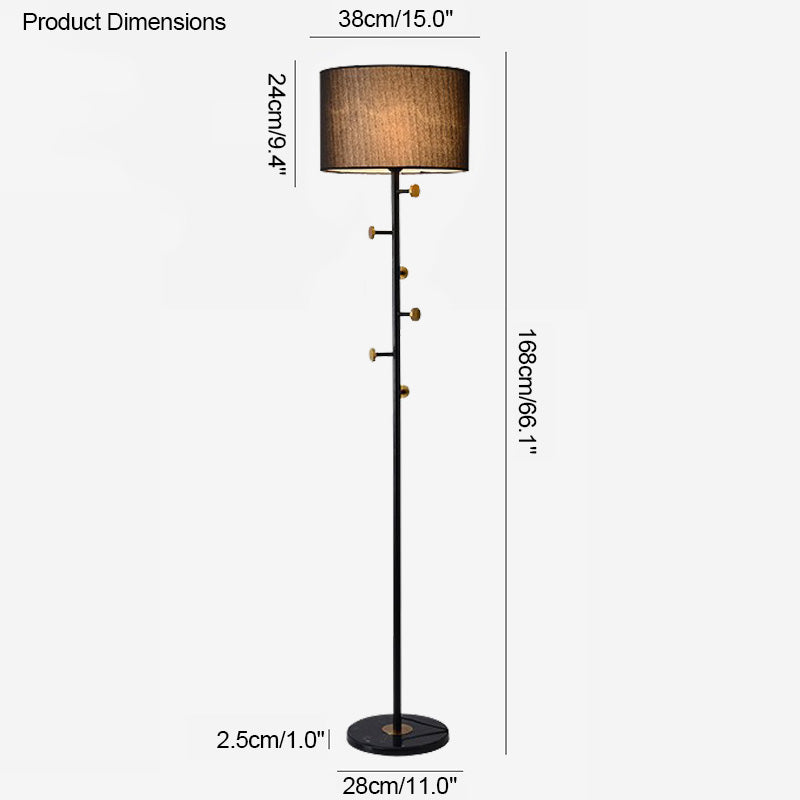 Diff Coat Rack Tree Floor Lamp-DF7065